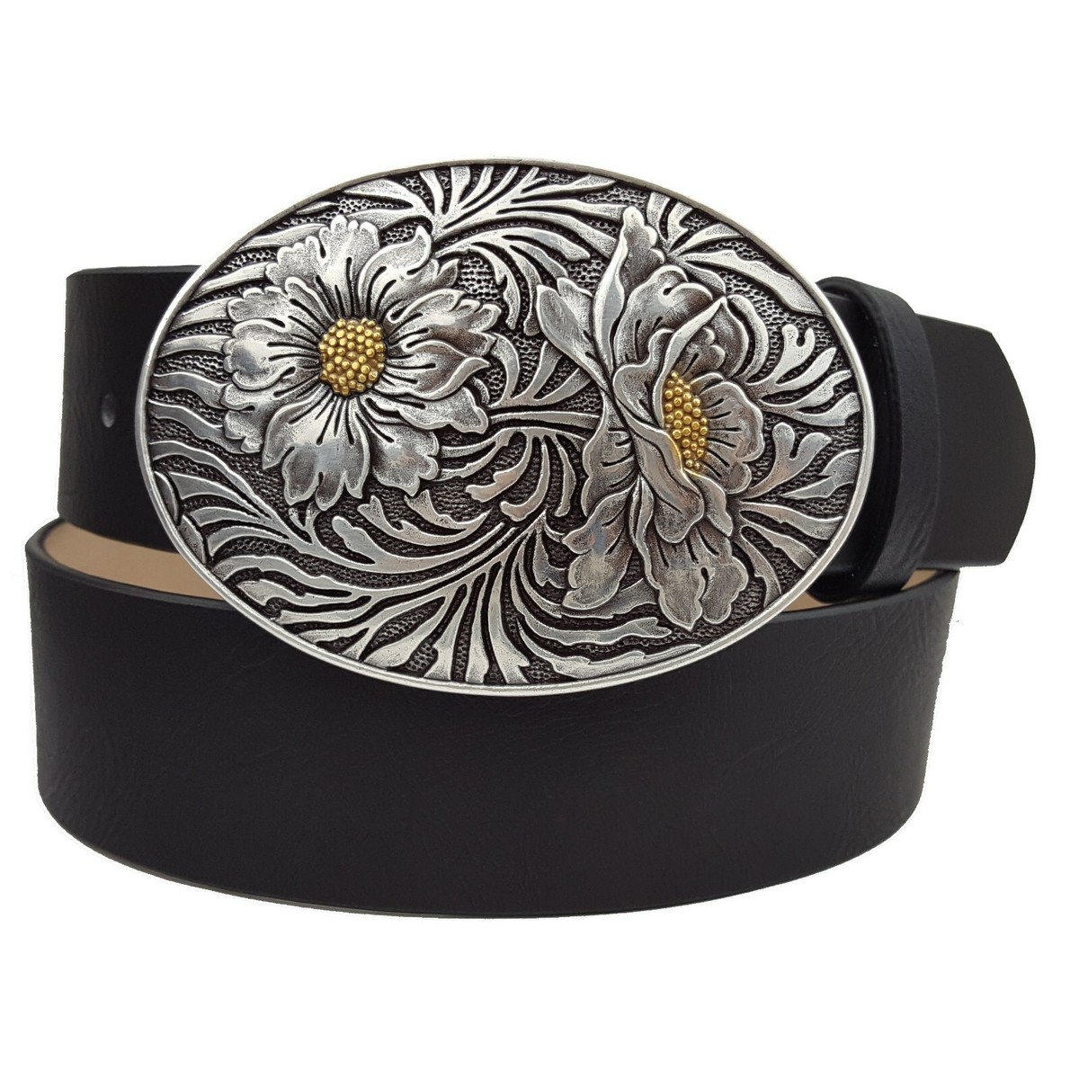 New! Vegan belt western Vegan Freddie - Faux Leather Belt (Size S, L, XL, 2XL, 3XL  main image 4