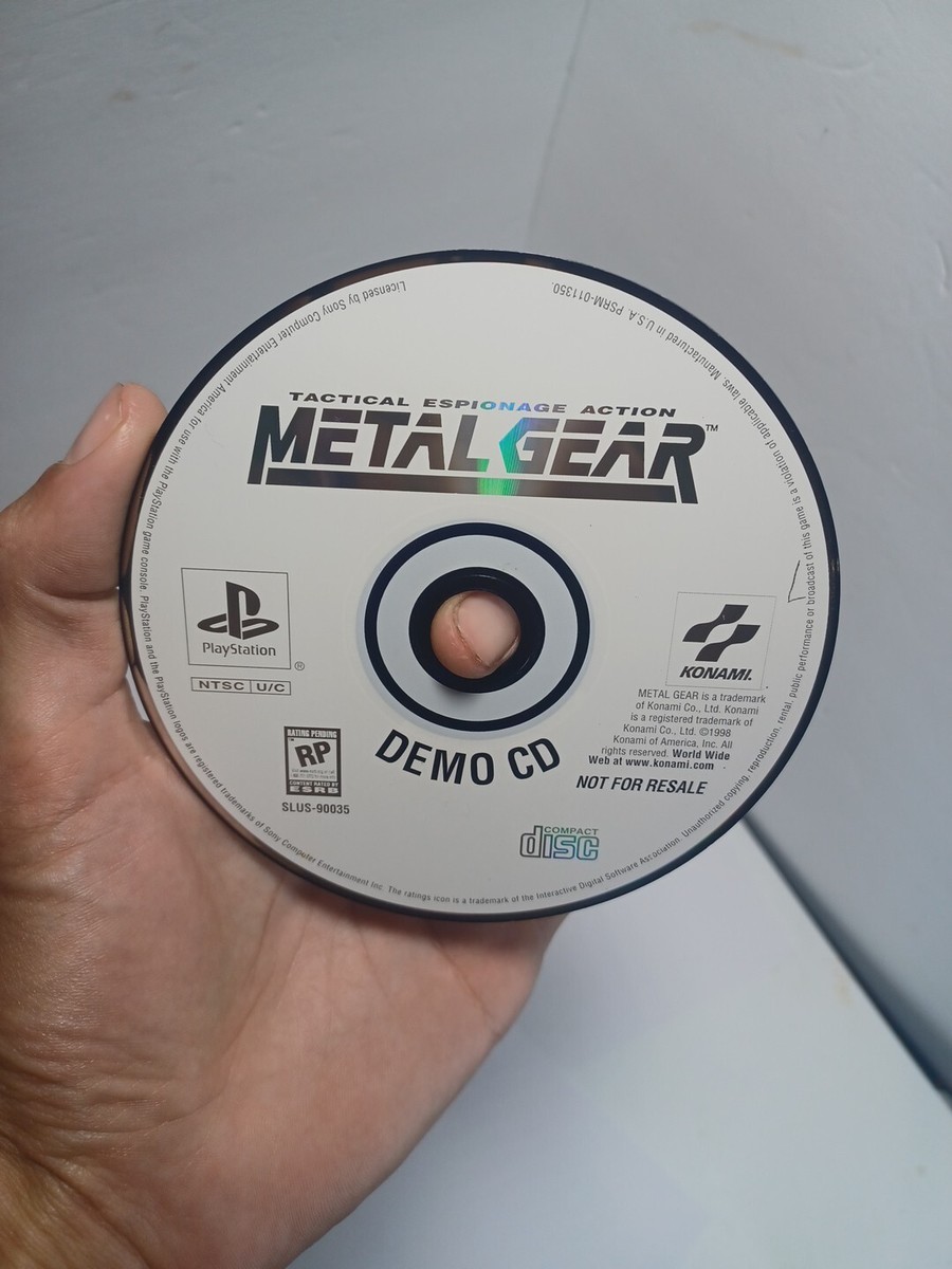 Metal Gear Solid Demo CD - Not for Resale (PS1) Disc Only Metal Gear Solid Demo CD - Not for Resale (PS1) Disc Only
