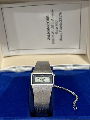 VTG Seiko Digital Women's Watch With Original Box # L221- 5029 Pre