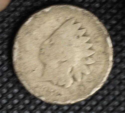 1859 Indian Head Cent Good G Coin, Damaged 998