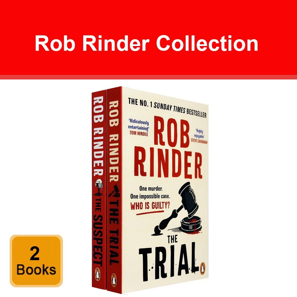 Rob Rinder Collection 2 Books Set (The Trial, The Suspect)