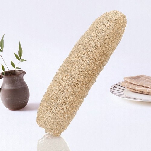 Natural Body Shower Sponge Long Pot Brush Loofah Luffa Sponge Bath Kitchen 2025 - Picture 14 of 15