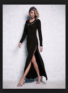 black tie knot dress