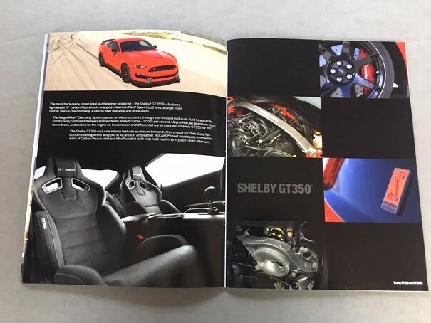 2017 Ford Mustang GT 40-page Sales Brochure Catalog - GT-350 Shelby  SET Foto 4 de 4