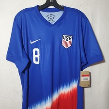 McKennie USMNT Jersey Men's Large Nike 2024 Stadium Away Soccer USA NWT