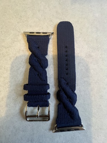 Apple Watch Hermès - Cinturino Tour Singolo Torsa Marina 46mm. - Foto 4 di 16