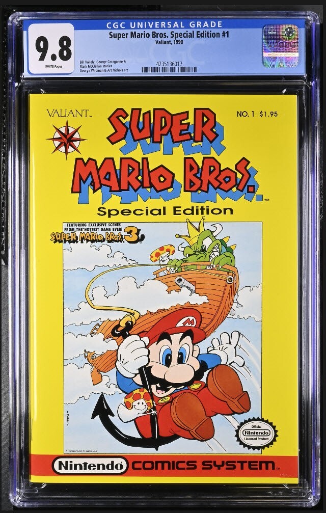 Super Mario Bros Special Edition #1 (Valiant 1990) CGC 9.8 Super
