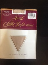 Vintage Hanes silk reflections travel bluff pantyhose size ef