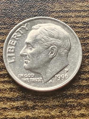 1996 P Roosevelt Dime Ten (10) Cent Actual Coin TK3153*