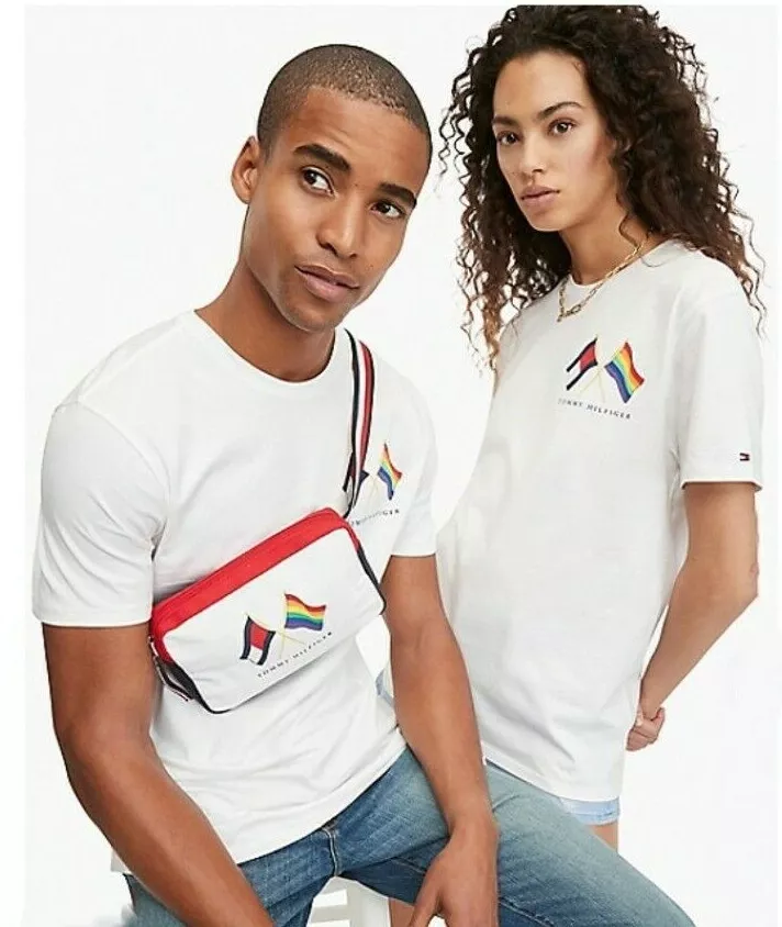 tommy hilfiger pride t shirt