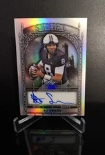 #'ed/15 AUTO 💥 AJ SWANN RC 2024 Leaf Trinity Steel Silver Prism Refractor S-AJS