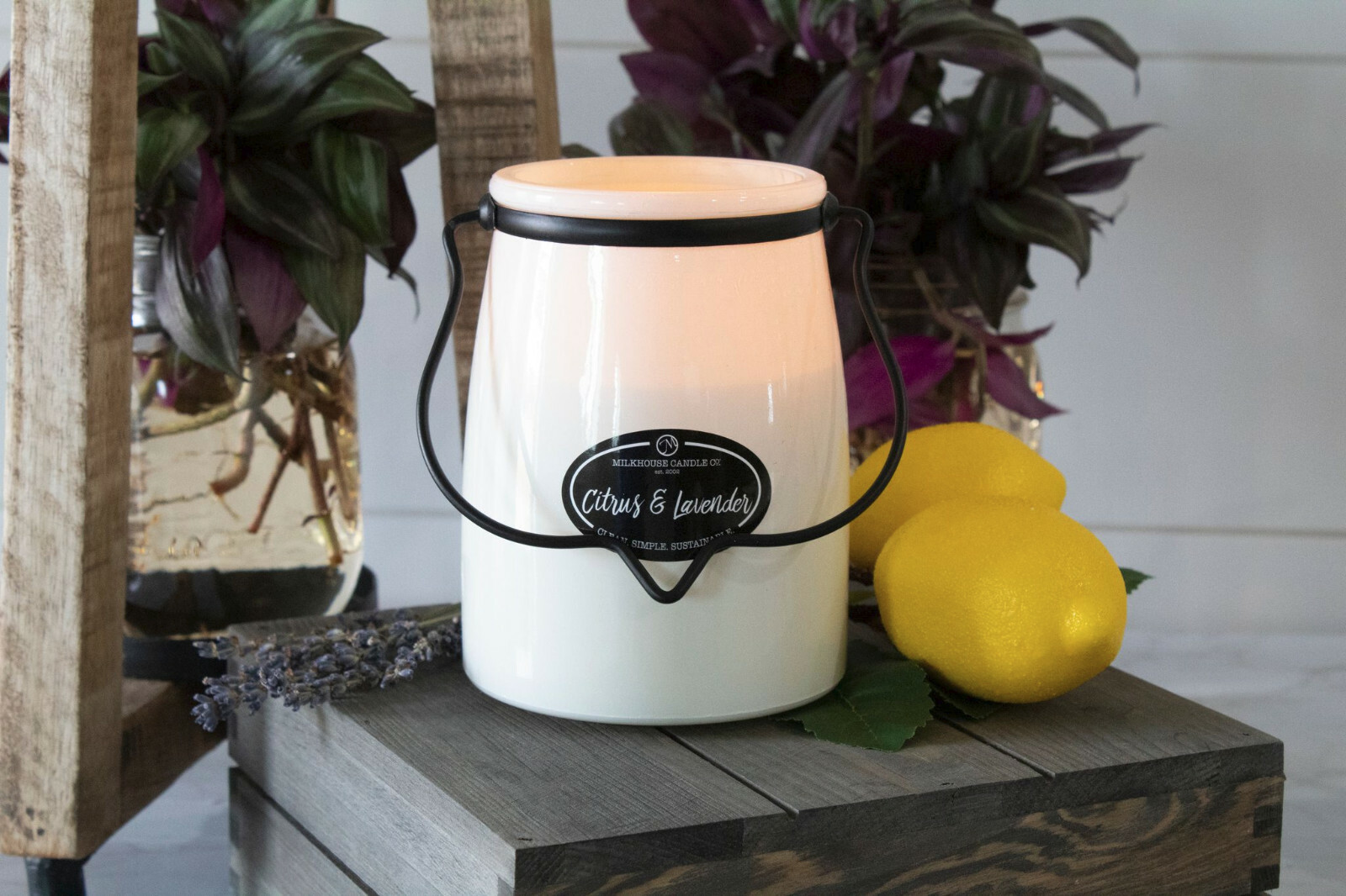 Milkhouse Candle 22 Ounce Jar Candle CITRUS & LAVENDER eBay