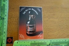 Alter Aufkleber Spirituosen THIENELT'S Likörfabrik Echte Kroatzbeere Kaarst