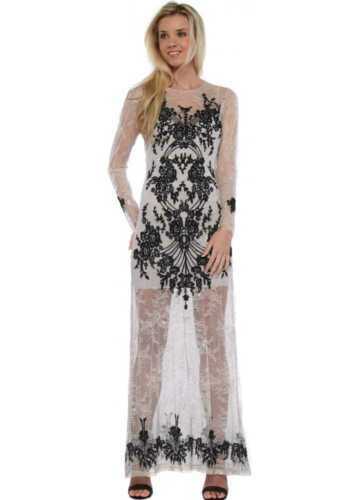 chinese dress ladies For Love & Lemons Women's Casey Maxi Dress, Black, X-Small : Amazon.ca:  Clothing, Shoes & Accessories main image 1