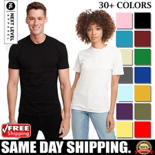 Next Level Apparel 3600 Unisex Super Soft Premium Plain TShirt Blank Fit T-Shirt