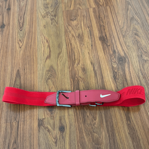 Nike red youth baseball belt fitness athletic belt One size - Picture 2 of 4