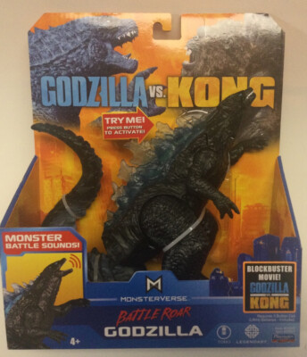 Godzilla vs Kong MonsterVerse Battle Roar Godzilla 7'' Playmates Action Figure