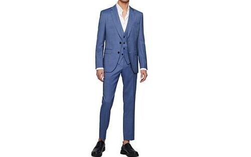 Boss H-Huge Slim Fit Anzug, Blau, 36S - Bild 2 von 2