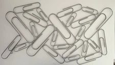 Vintage Large Paper Clip Wall Art Sculpture Curtis Jere Style 27”x 15” SALE!