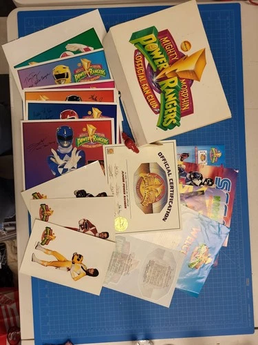 1994 Mighty Morphin Power Rangers Official Fan Club Kit Vintage Collectible