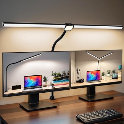 Desk Lamp for Home Office,Eye-Caring Desk Light with Reduced Blue Spectrum, D...