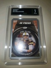 2018 Sage Hit - In Focus Josh Allen #43 (RC) GMA 7