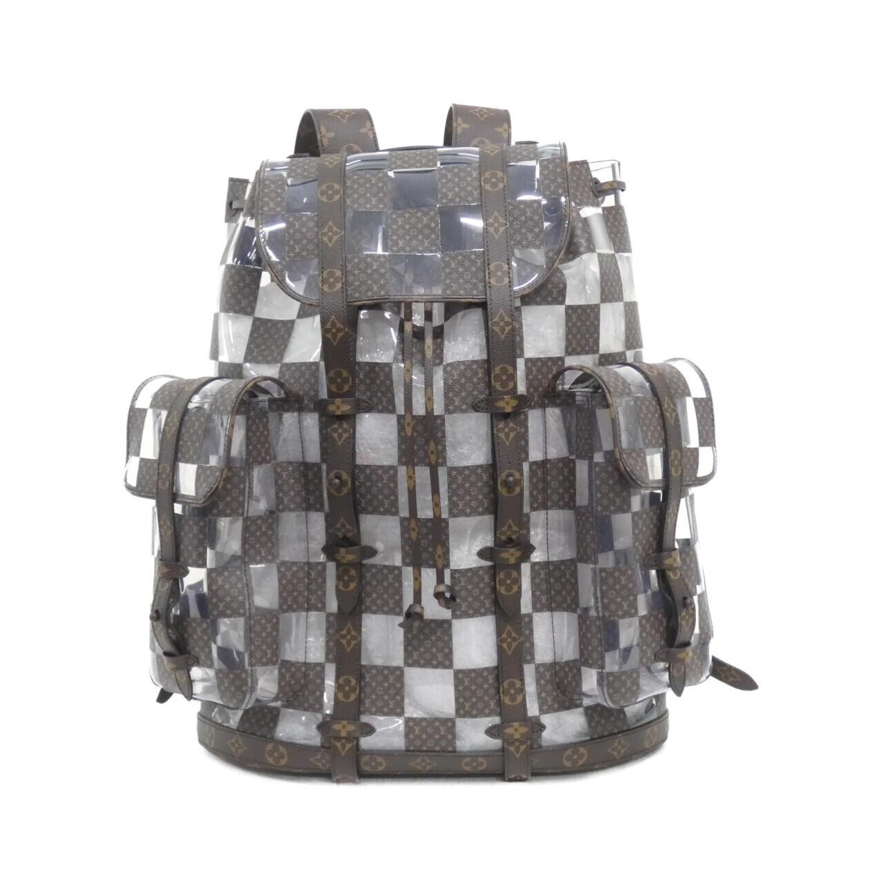 Authentic Louis Vuitton Monogram Chess Christopher MM Rucksack Backpack M20865