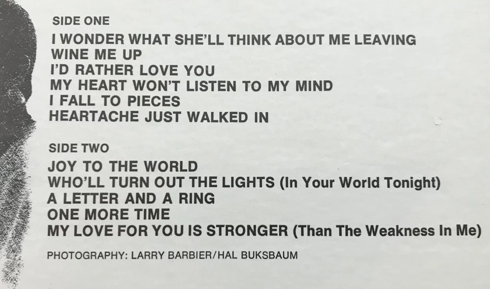 CONWAY TWITTY: I Wonder What She'll Think About Me Leaving (Vinyl LP Sealed) - Image 2 of 4