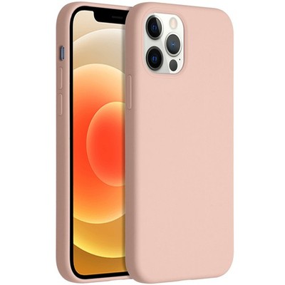 Accezz Liquid Silikoncase Apple iPhone 12 (Pro) - Rosa