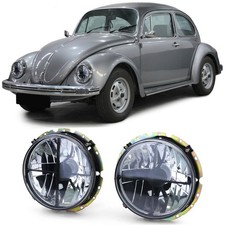 Black Smoked Chrome Headlights With Cross For Vw Kfer 72-85 1303 1200 Black Smoked Chrome Headlights With Cross For Vw Kfer 72-85 1303 1200