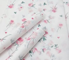 Weiß Rosa Rose Rosen Blumen Seidenpapier Ges...