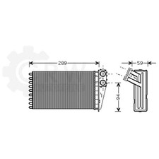 Wärmetauscher Innenraumheizung für Peugeot 307 SW CC 3B 3E 1.6 16V 1.4