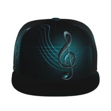 Music Baseball Cap Adjustable Notes Baseball Caps Music Notes Hat Cute Baseba...