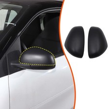 Matte Schwarz Außenspiegelkappen Spiegelkappen Passend Für Smart Fortwo 453