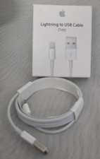 Apple Lighting To USB Cable 1m White USB Charger New In Box