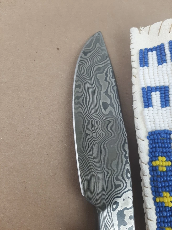 W. M. William "Bill" Miller Custom Damascus Knife - Image 2 of 4