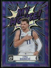 2020-21 Donruss Optic #13 Luka Doncic My House Purple