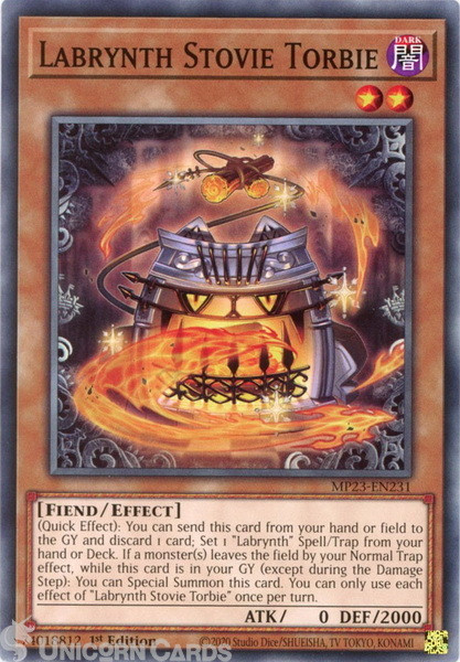MP23-EN231 Labrynth Stovie Torbie :: Common 1st Edition YuGiOh Card