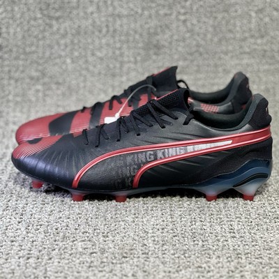Puma King Ultimate Launch Edition FG Soccer Cleat Black Red 108067