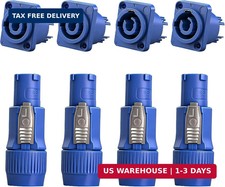 4 Sets Powercon Connectors fit for Neutrik Nac3mpa Powercon Adapter,3-Pin