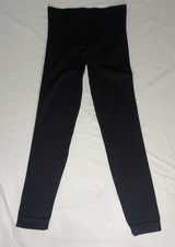 SPANX Women's Size MEDIUM Black High Waisted Leggings Activewear