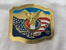 BSA NESA at the Jamboree 2017 Once an Eagle Belt Buckle #28 of 35 Rare