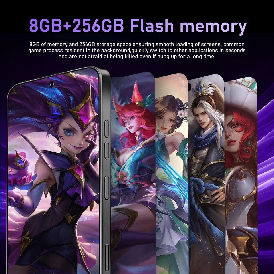 16 Pro Max 5G Double SIM 256G Téléphone Portable Smartphone Android Cheap Phone - Photo 2/4