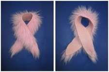 Vintage Barbie Clothes ~❤️~ Pink Fur Stole #949