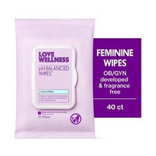pH Balanced Feminine Wipes for Women Gentle Cleansing Intimate Care 40 Count