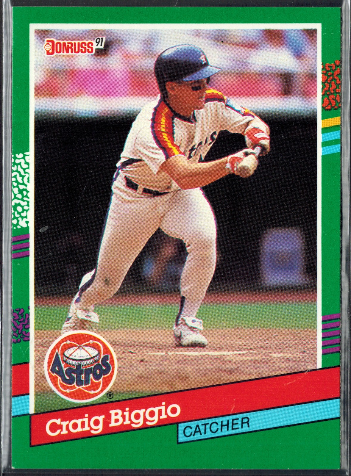 Craig Biggio #595 Baseball Cards 1991 Donruss trading card — raw and PSA graded price guide