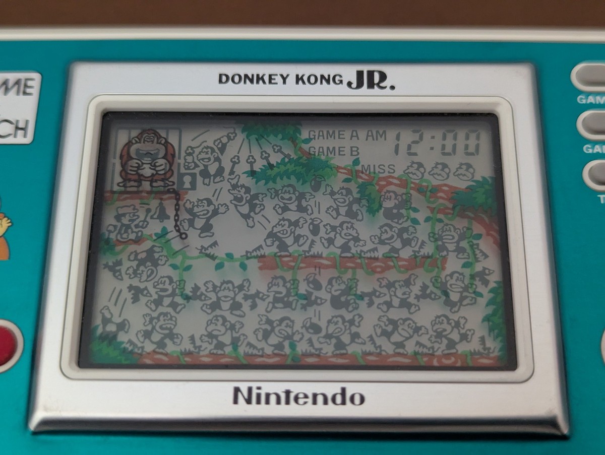 Nintendo DJ-101 Game & Watch Donkey Kong JR Console Japan Retro