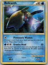Relicanth 69/95 Common Call of Legends LP Pokemon Card