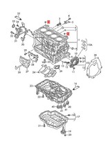 Genuine VW AUDI SKODA SEAT Ameo Arteon Beetle Dowel Sleeve Front 03C103143