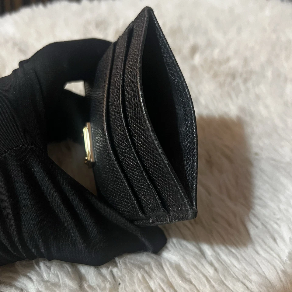 Бумажник Dolce & Gabbana черный кожаный держатель для карт - Изображение 2 из 4